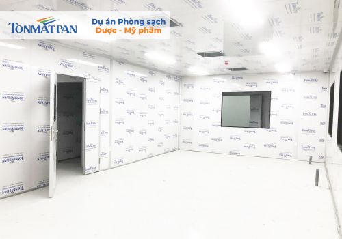 DỰ ÁN NHÀ MÁY DƯỢC - MỸ PHẨM NAM ĐỊNH ĐẠT TIỂU CHUẨN CGMP SỬ DỤNG PANEL EPS CỦA TONMATPAN